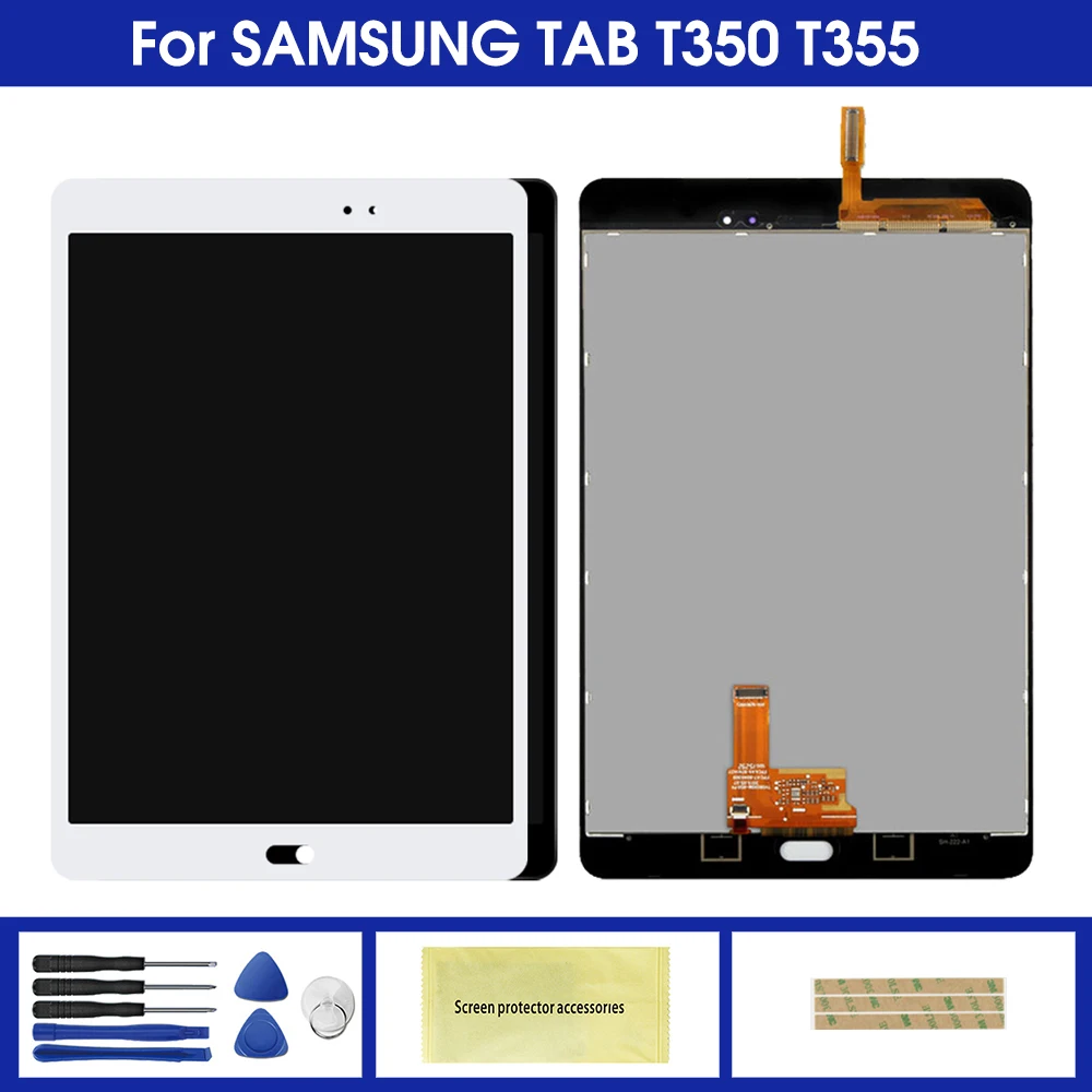 Tab LCD для Samsung Galaxy A SM T355 T350 дисплей сенсорный экран дигитайзер Запасные