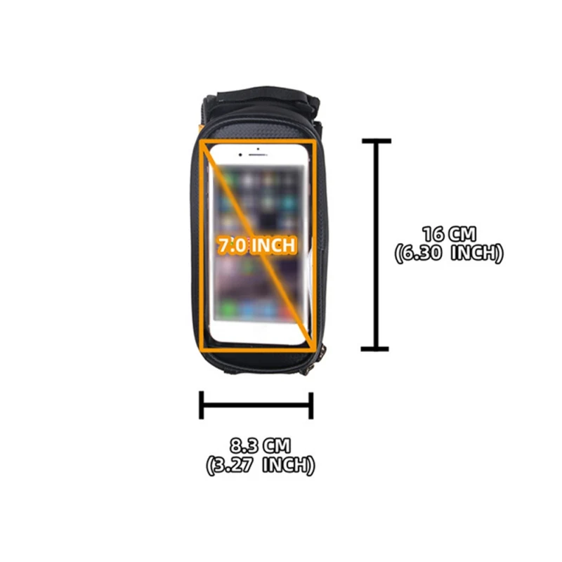 

Bike Bag Phone Case Front Bag Cycling Touch Screen Bag Bicycle Head Tube Handlebar Cell Mobile Phone Waterproof Bags New Style
