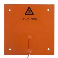 110v 220v 750w silicone heater pad printer heatbed bed heating mat thermal
