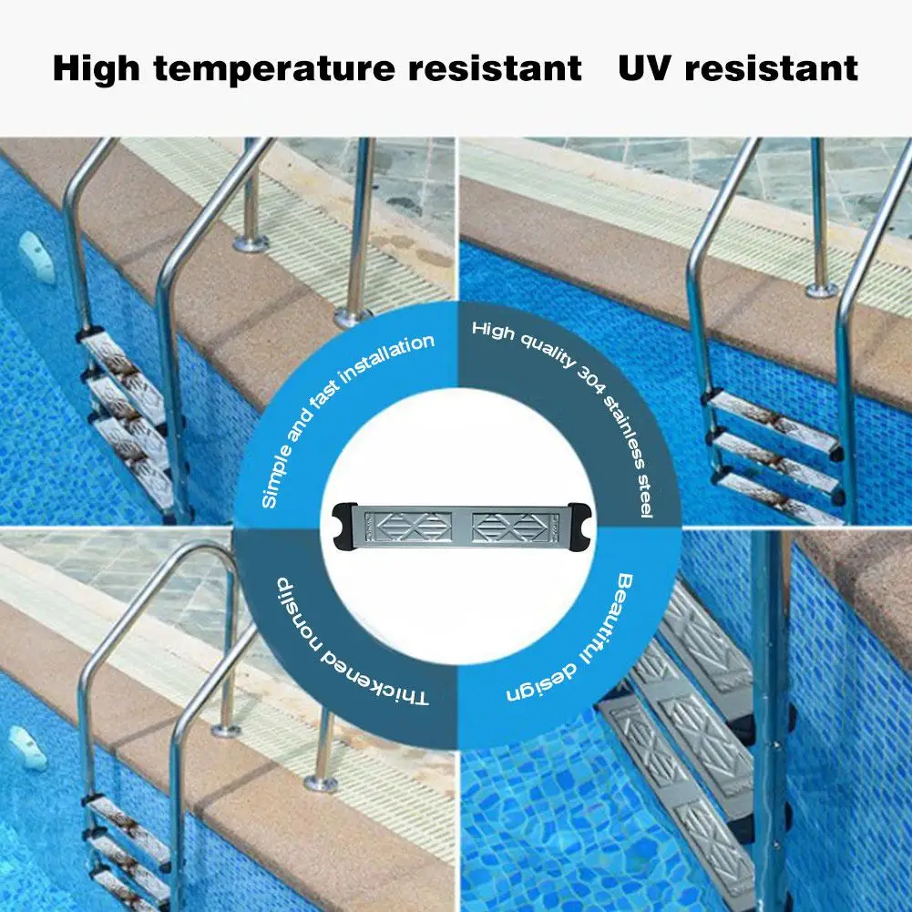 Лестница для бассейна лестница из нержавеющей стали с 2 винтами один размер