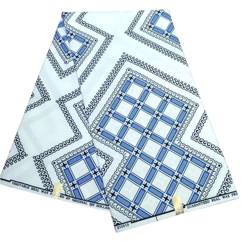 

real wax high quality pagne wax 6yards african ankara sewing fabric ghana nigeria wax print cloth