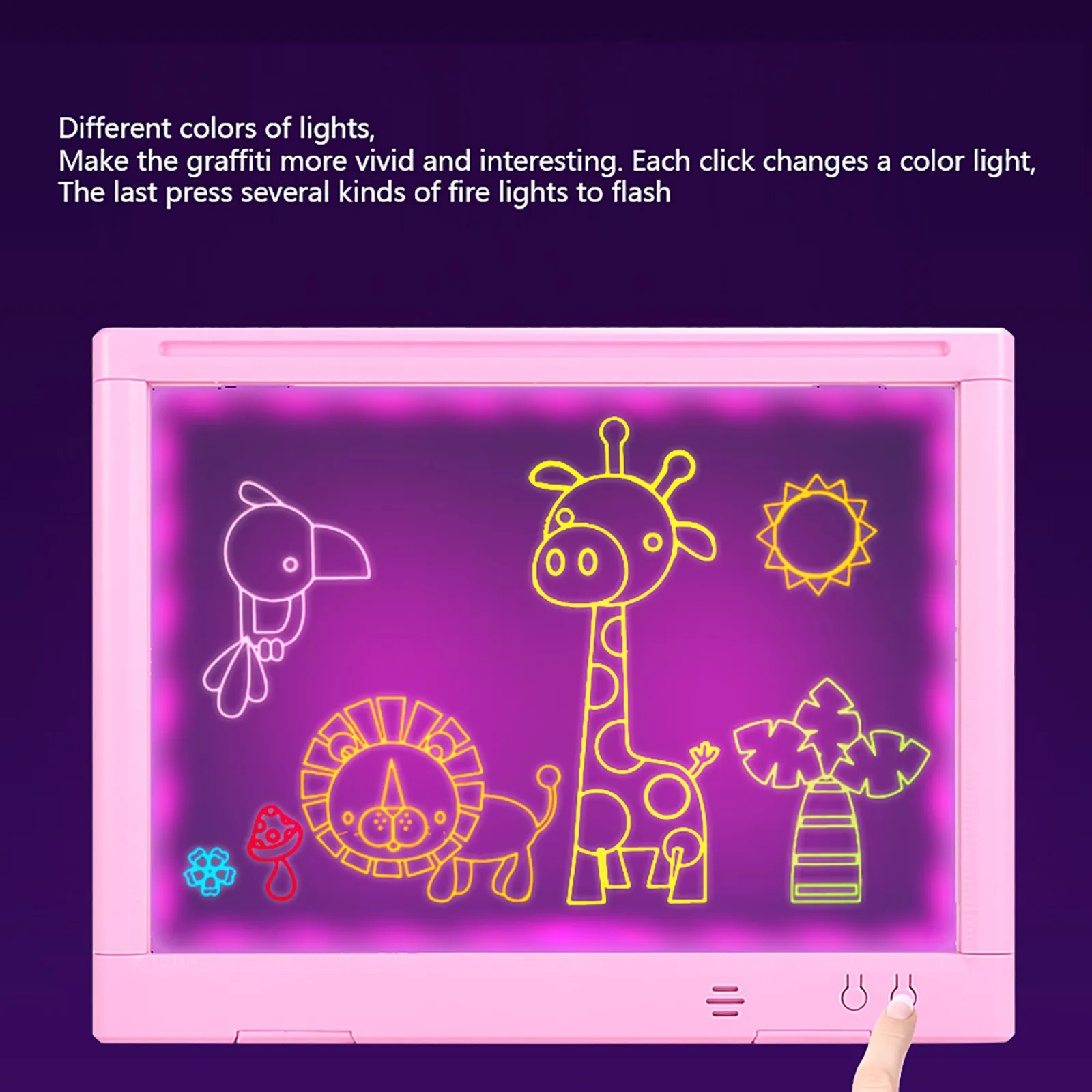 Drawing Handwriting Pad 3D Magic LED Writing Board Luminous Graffiti Educational Toy For Children Gift | Канцтовары для офиса и
