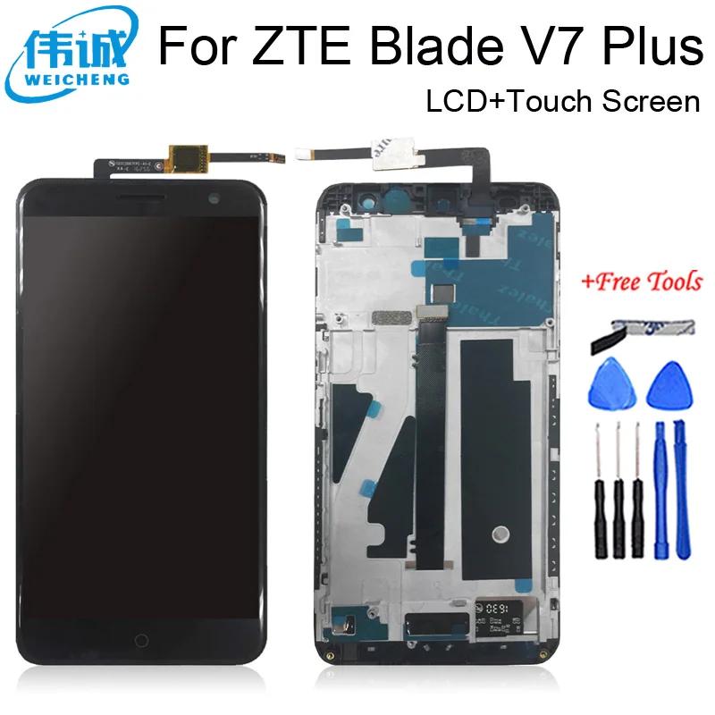 Для ZTE лезвие V7 ЖК дисплей Дисплей кодирующий преобразователь сенсорного экрана