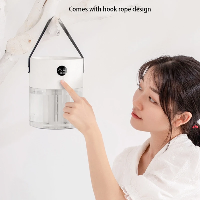 

High Capacity Portable Aroma Diffuser WirelessAir Humidifier, 2L USB Desk Top Atomizer Diffuser with Night Light