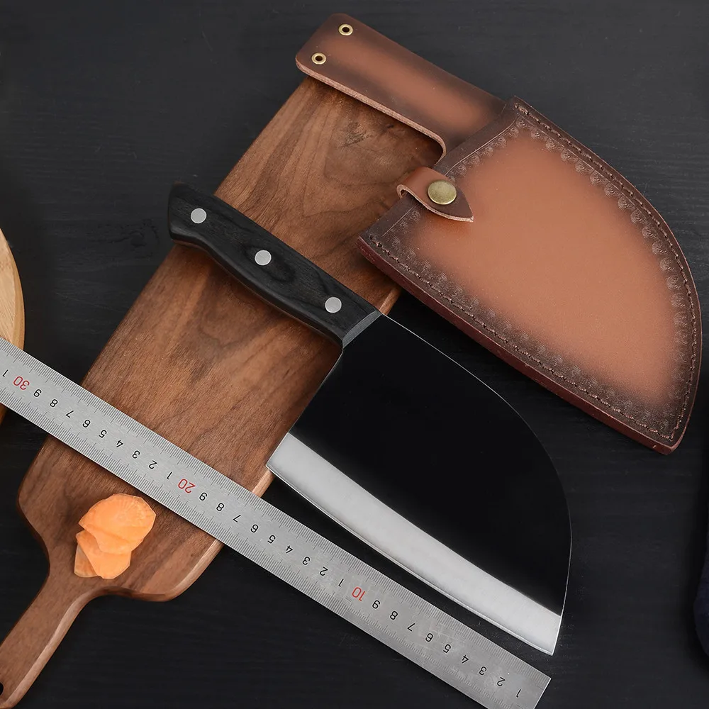 Qing 6 5 дюйма китайский нож мясника из высокоуглеродистой стали для обвалки