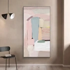 Акварельная абстрактная Современная минималистская текстурированная Картина на холсте постеры печать на стене картина для гостиной домашний декор квадраты