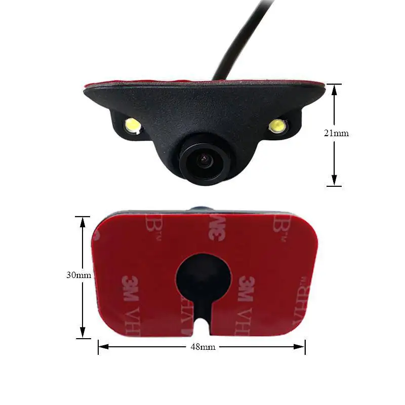 Автомобильное зеркало заднего вида Камера CCD ИК 2 светодиодный светильник Ночное