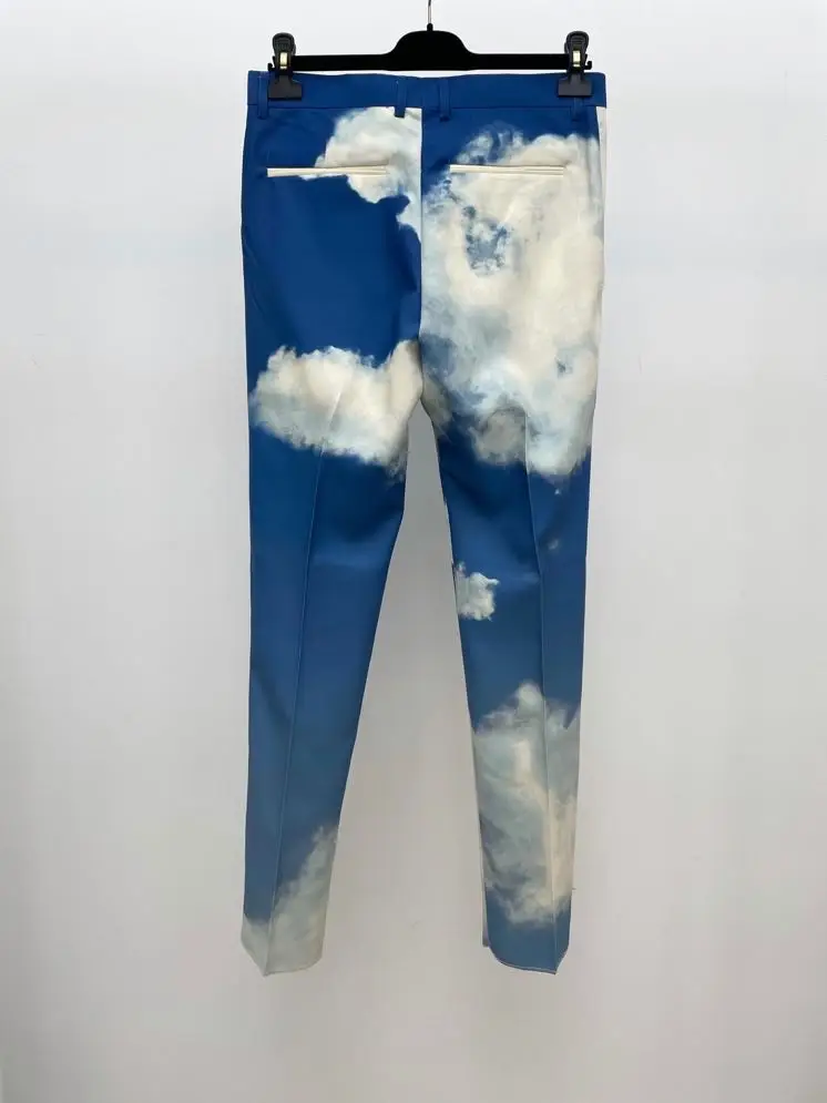 

Мужские брюки Z11127 2021, подиумная роскошная дизайнерская одежда известного бренда в европейском стиле, для вечеринок