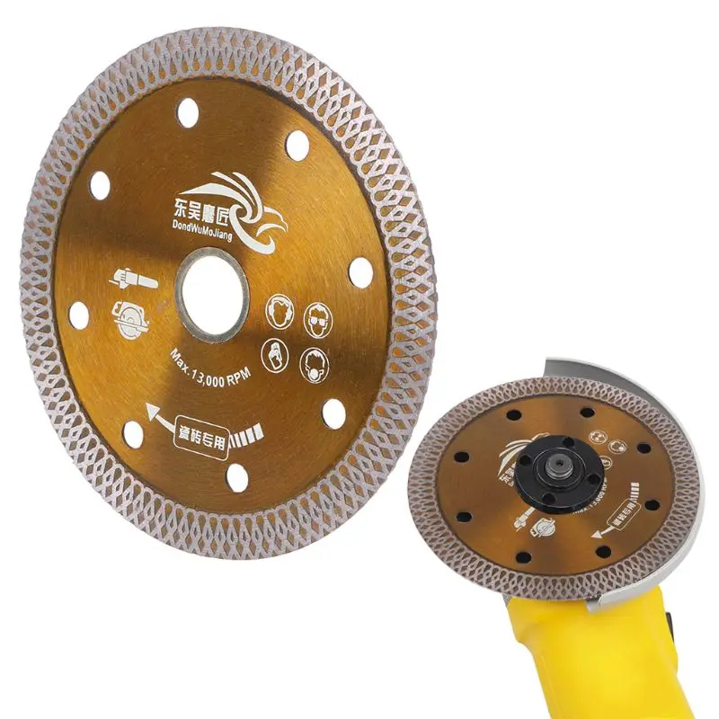 

D08D Diamond Saws Blade Hot Pressed Sintered Mesh Turbo Cutting Disc For Granite Marble Tile Ceramic