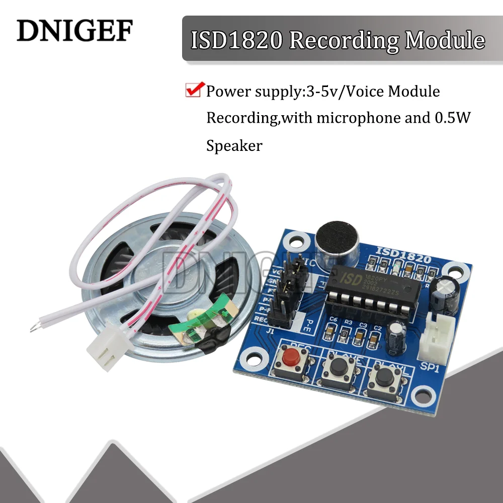 Module The Voice Board Telediphone With Mic Sound Audio Loudspeaker
