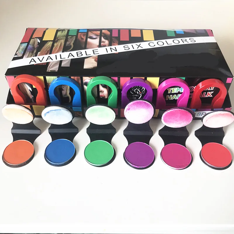 Мелковая пудра для волос одноразовая краска портативная сделай сам временная