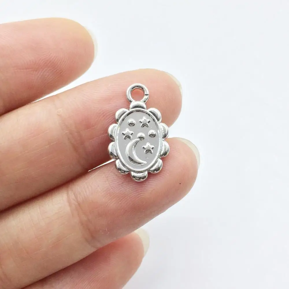 Eruifa 20 шт. 15*11 мм Монета и звезда сплав ожерелье серьги браслет ювелирные изделия DIY