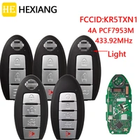 he xiang remote control car smart key for rogue sport kicks s sv pn285e3 5ra0a fcc kr5txn1 4a chip 433 92mhz promixity card