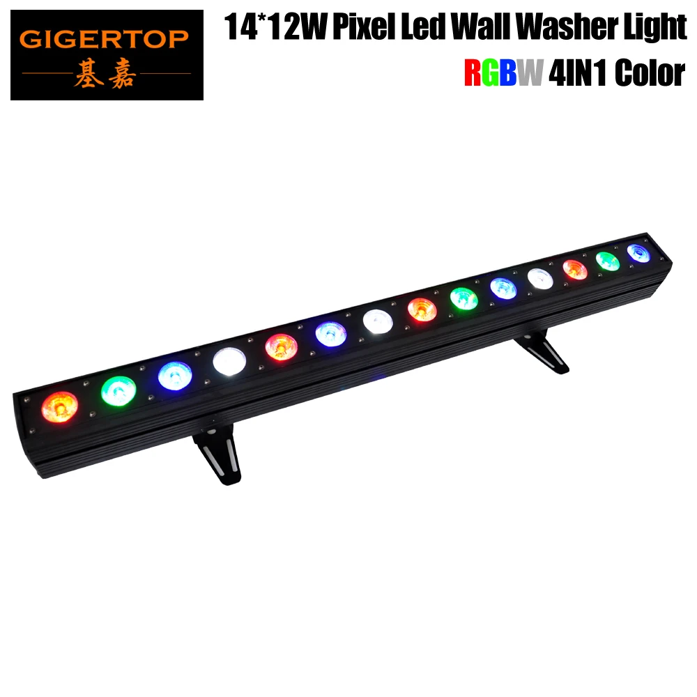 

TIPTOP 14 x 12W RGBW 4IN1 Color Indoor Led Pixel Wall Washer Light 100cm Long Led Individual DMX Control TP-WP1412
