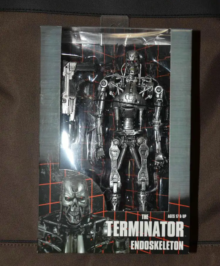 NECA The Terminator 2 фигурка T 800 битва по времени Арнольд ПВХ Фигурки игрушки