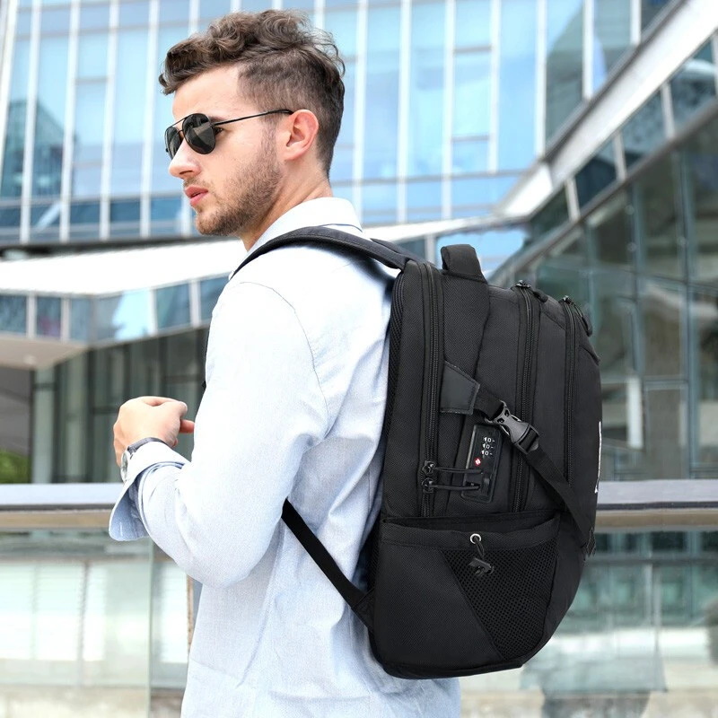 Рюкзак мужской нейлоновый с защитой от кражи для ноутбука 18 5 дюйма рюкзаки