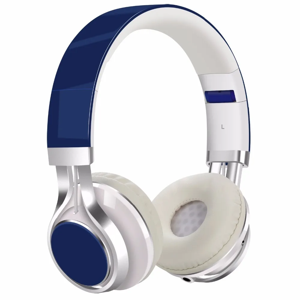 Sea blue without box Красочные игровая гарнитура EP16S 3,5 мм проводной повязка fone de ouvido складной стерео бас гарнитуры геймера для офиса музыкальные наушники - Цвет: Sea blue without box