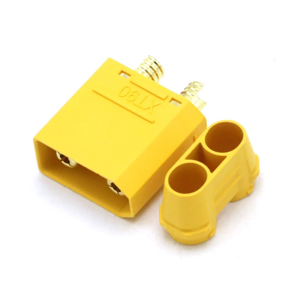 100pcs/lot Amass XT90  Battery Connector Set 4.5mm Male Female Gold Plated Banana Plug For RC Model Battery(50 pair) enlarge