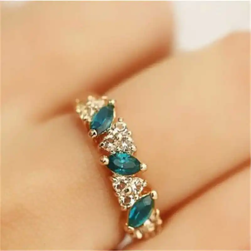 

Модное женское кольцо Стразы с кристаллами Сверкающее на палец обручальное кольцо обещание обручальное ювелирное изделие лучшие подарки