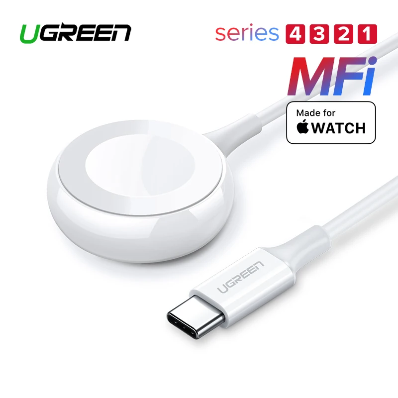 Ugreen зарядное устройство для Apple Watch MFi Беспроводной Магнитный зарядный usb кабель 1