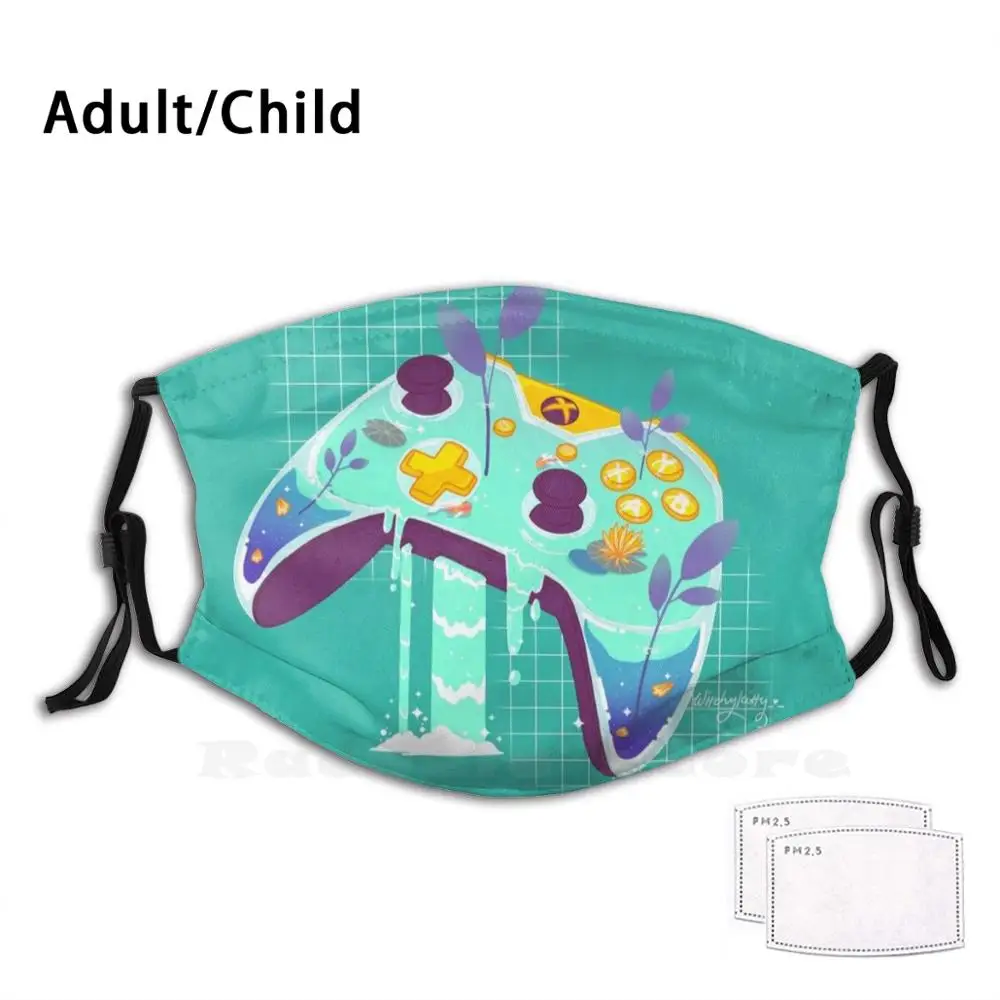 Геймпада Xbox (синий) напечатайте изображение моющимся фильтром Анти-пыль маска