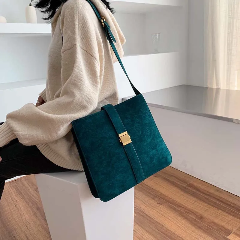 Большая бархатная женская сумка через плечо 2019 новая известная брендовая