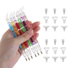 Ручка для алмазной вышивки, замена на колено, спираль, Цветочная ручка, Бур, вышивка крестиком из смолы, товары для рукоделия сделай сам