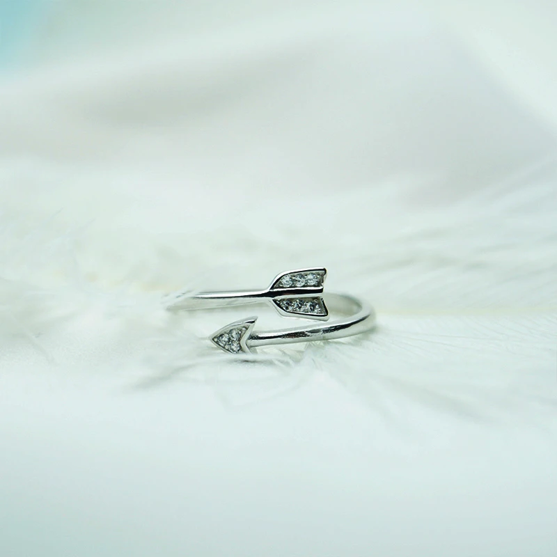 Женское Обручальное кольцо с кубическим цирконием в форме стрелы подарок для