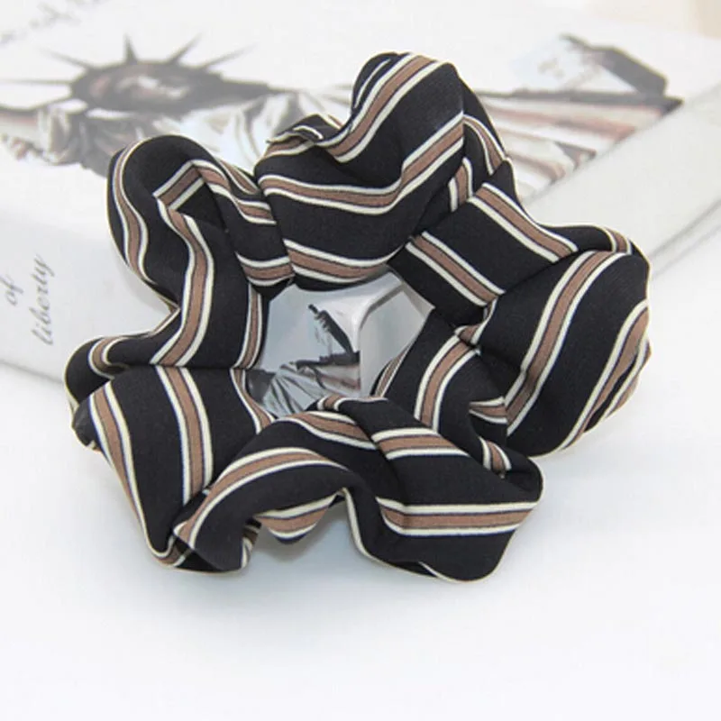 

Striped Print Scrunchies for Women Hair Accessories Scrunchie Summer New