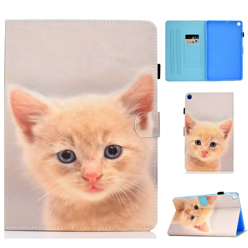 Кожаный чехол с откидной крышкой для Samsung Galaxy Tab A 10,1 SM-T510 SM-T515 T510 T515, чехол для планшета Tab A 10,1 ''