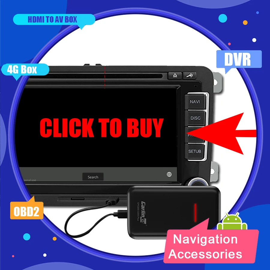 Аксессуары для Android OBD2 DAB приемник CARPLAY USB DVR камера системы контроля давления в