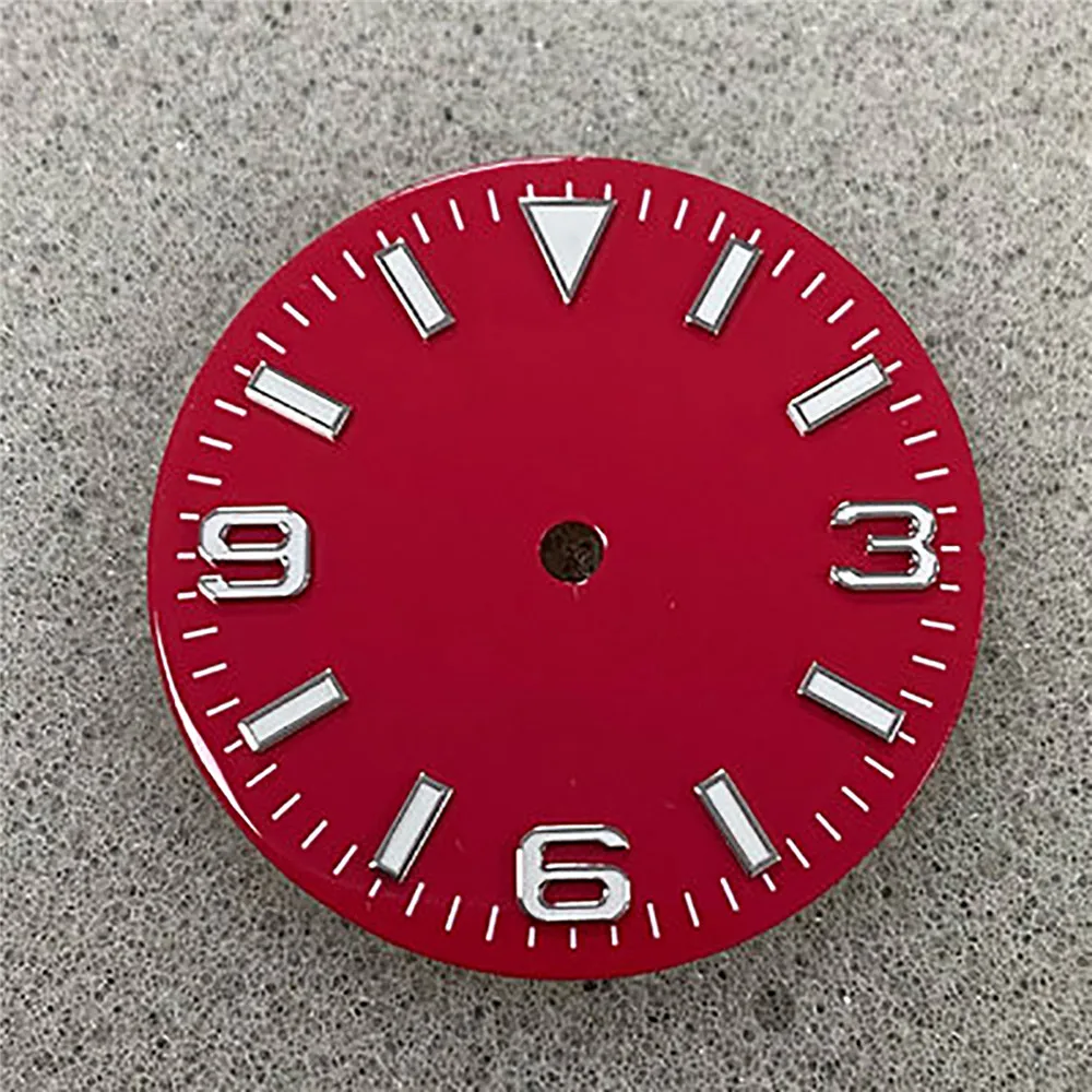 Практичные для часов циферблат с логотипом яркий цвет голубой Модифицированная