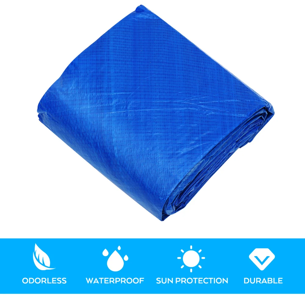 

GARNECK 8-foot Diameter Round Easy Set Pool Cover for Frame Pools Inflatable Swimming Fast Set Pool