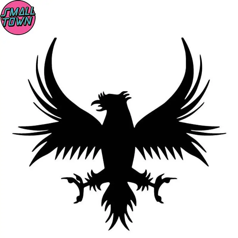 

Small Town 16.8CM*15.2CM Eagle Pattern Vinyl Decal Car Stickers Body Of Car Decor Accessories Black/Silver C4-2312