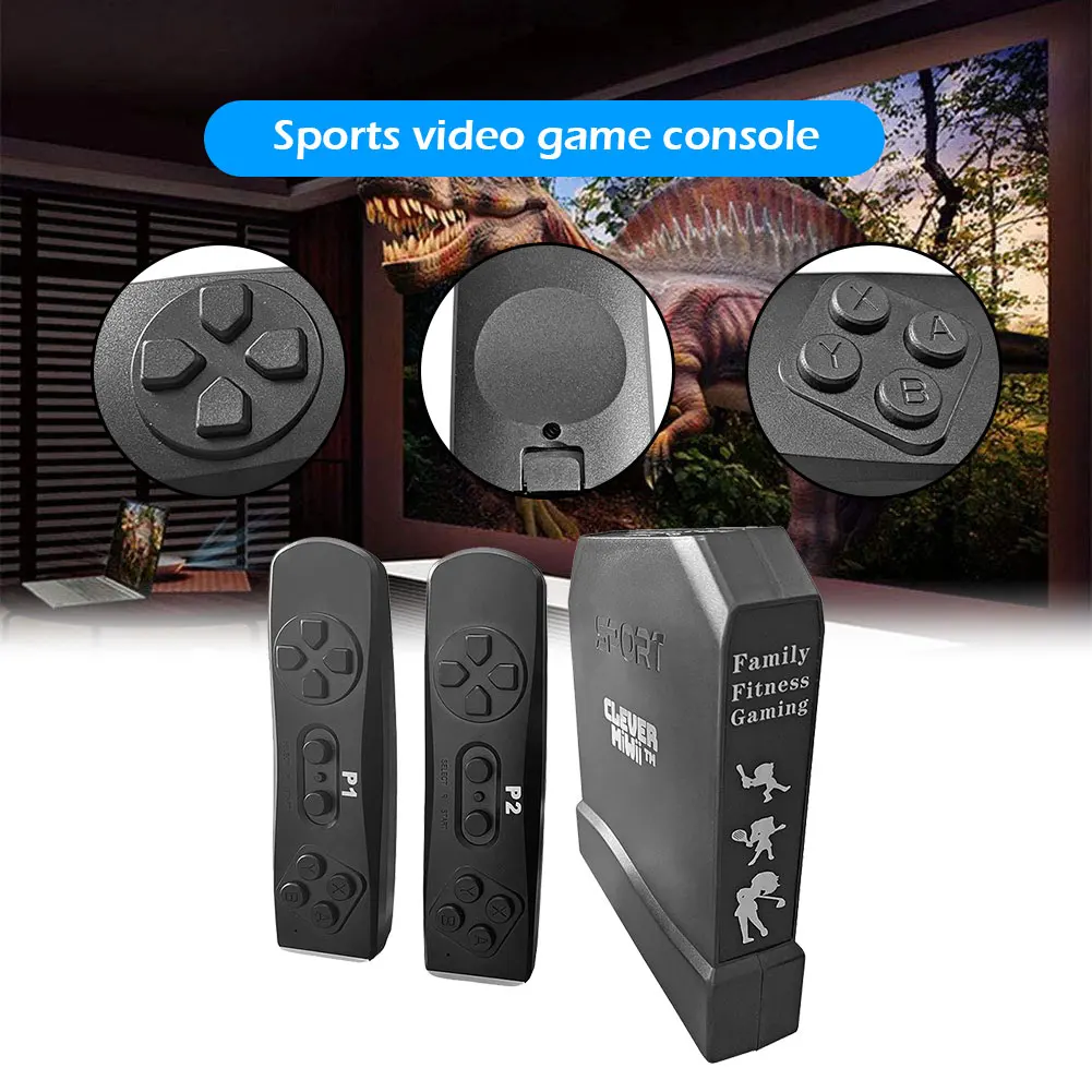 

2.4G Wireless Video Game Console 32Bit HD 1080 x 720P HDMI-compatible to TV Built-in 61 Games with 2 Controller Game Player