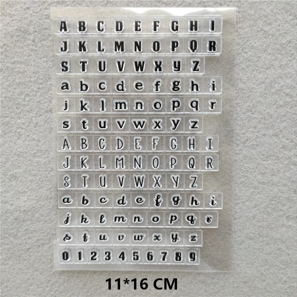 Наборы английских слов прозрачные штампы DIY принадлежности для скрапбукинга