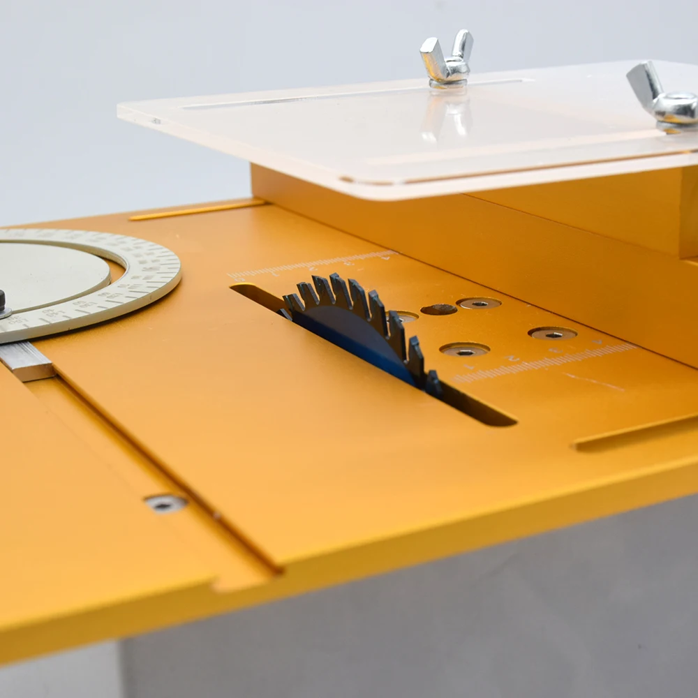 

Multifunctional desktop small table saw 6th generation luxury gold
