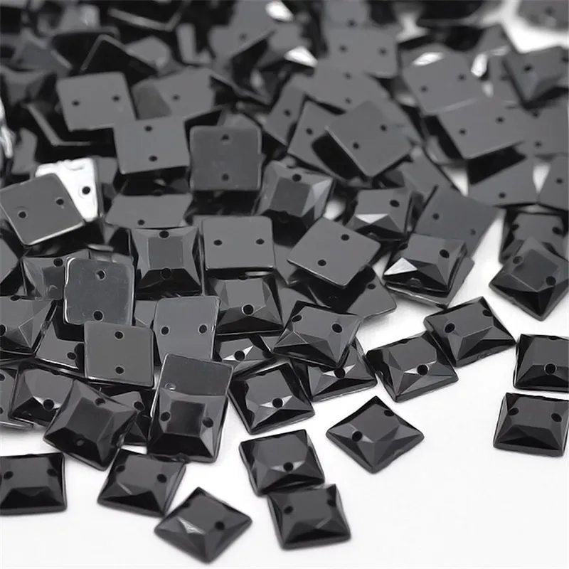 1000 шт. квадратные акриловые стразы 10 мм|stone desk|crystal stonecrystal stone necklace |