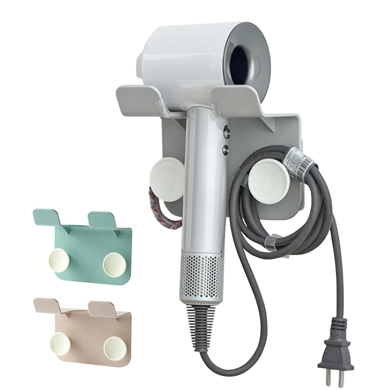 Сушилка для волос Настенная Ванная фен Органайзер полка с держателем туалетной