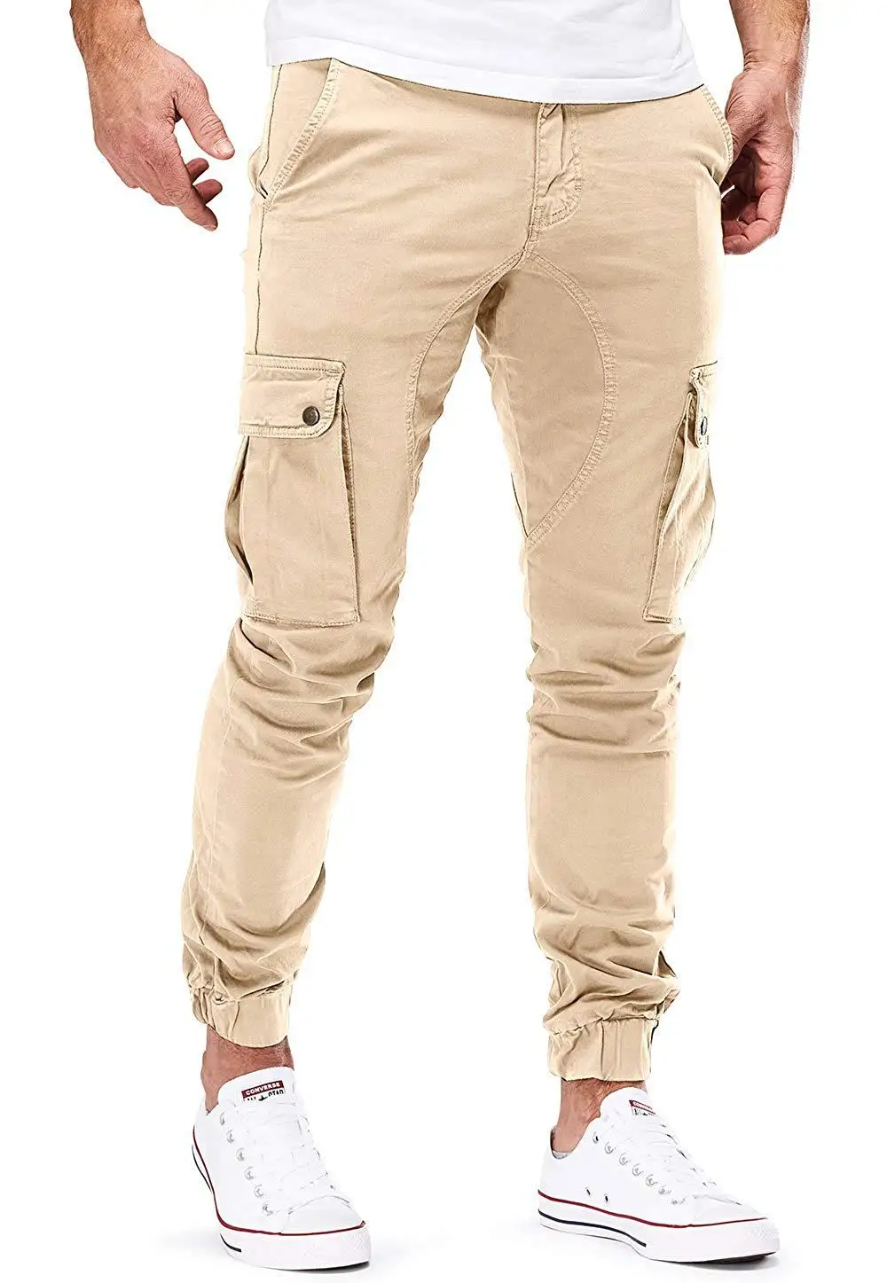 

New men's woven casual pants