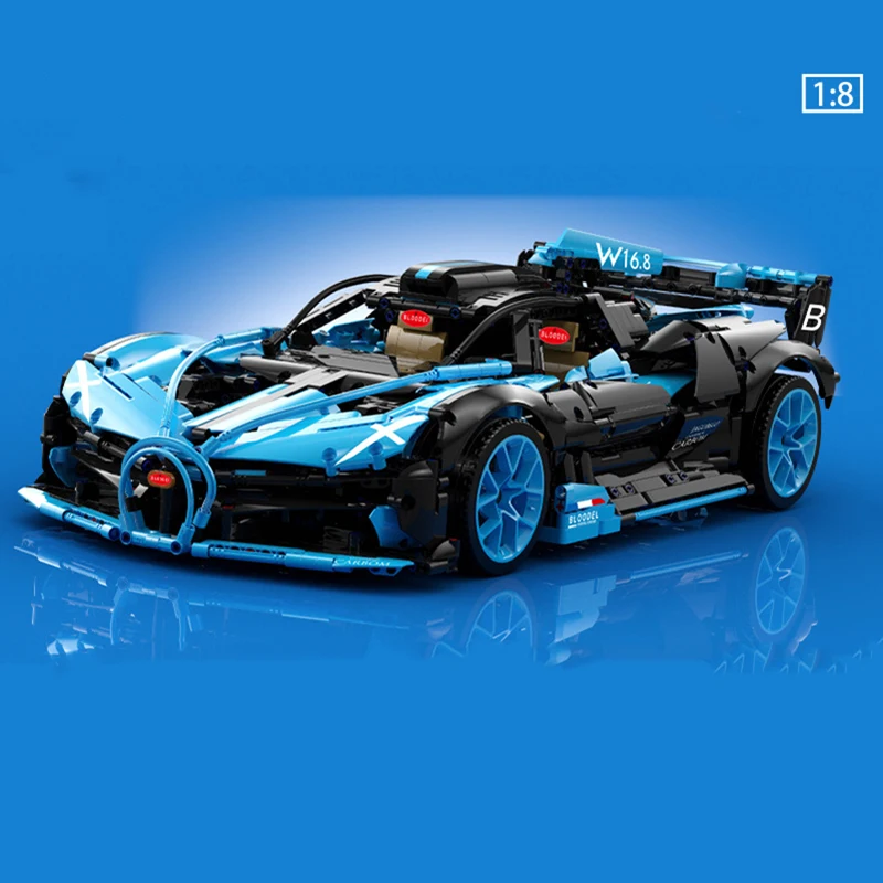 

3588PCS High-Tech Mechanical Bugattied 1:8 Car Model Building Blocks Speed Champions Vehicle Bricks Toys for Children Gifts