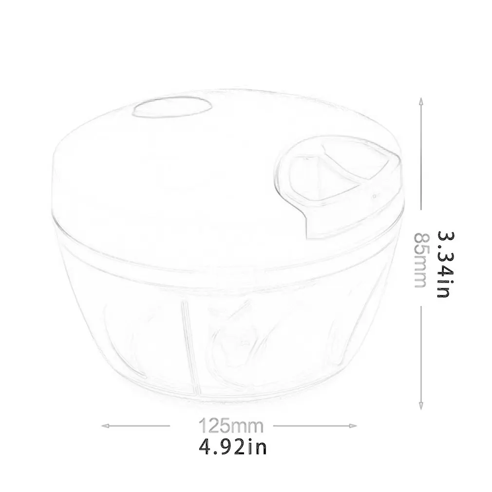 

Portable Size High Speed Baby Kids Food Cutter Chopper Vegetable Fruit Meat Grinder Shredder Slicers Kitchen Tool