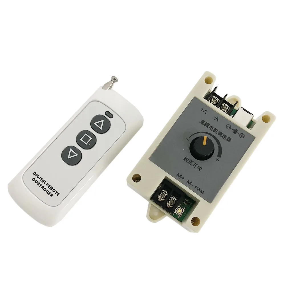 Remoto do Motor Regulador de Velocidade Controlador Alta Precisão Stepless Eletrônico Dc6v-24v Pwm