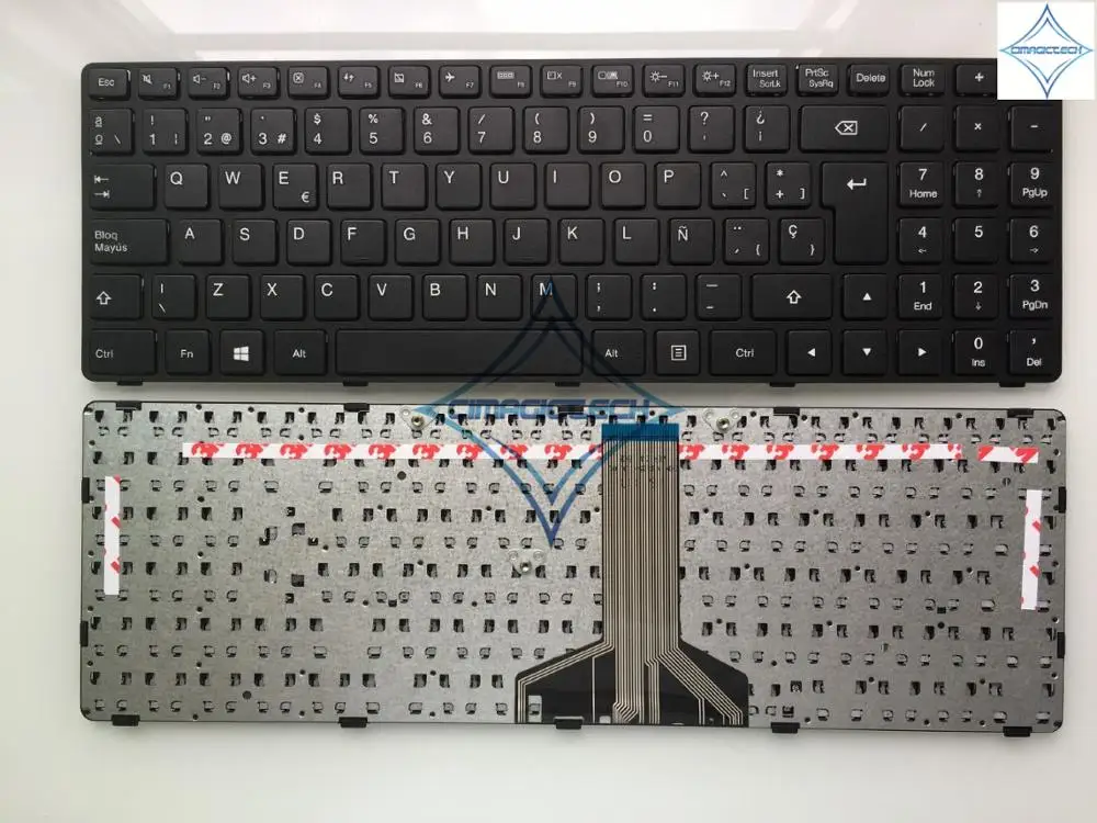 

Новинка для Lenovo Ideapad B50-50 100 15 100-15ISK-ITH 100-15ibd SP испанская клавиатура для ноутбука с рамкой