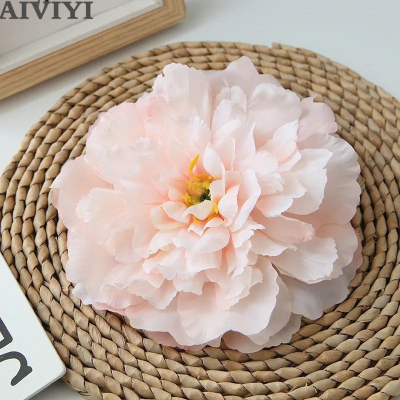 Peony Head Artificial Flowers Silk Wedding Party Wall Garden Decor Room Decorations Home Accessories Fake Flower DIY