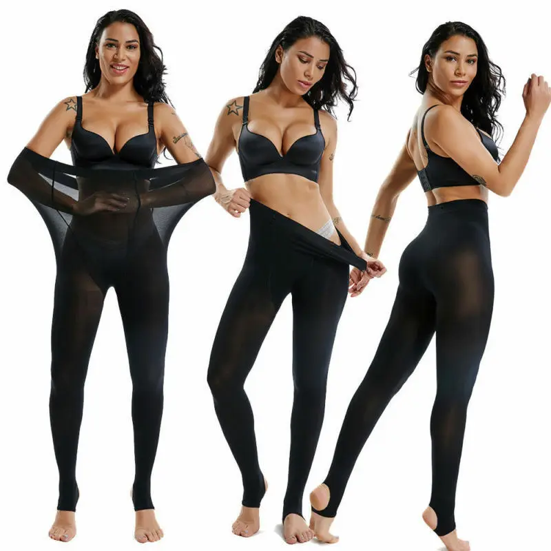 Metelam 240lbs Women Plus Size Ultra Elastic Tights Stockings Thick Warm Pantyhose Stirrup and Footed