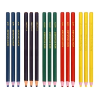 15pcs different color creative building block coloring crayons wax pen paper roll