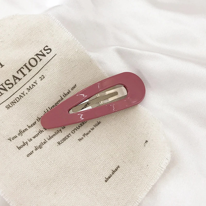 1 шт. новинка милая заколка для волос девочек и женщин Милая блестящая однотонная