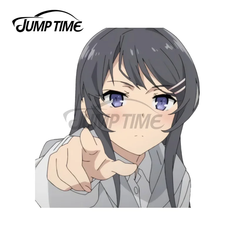 JumpTime 13x11 5 см Rio Futaba RASCAL NOT DREAM OF BUNNY GIRL SENPAI ремонт автомобиля Наклейка Автомобильные