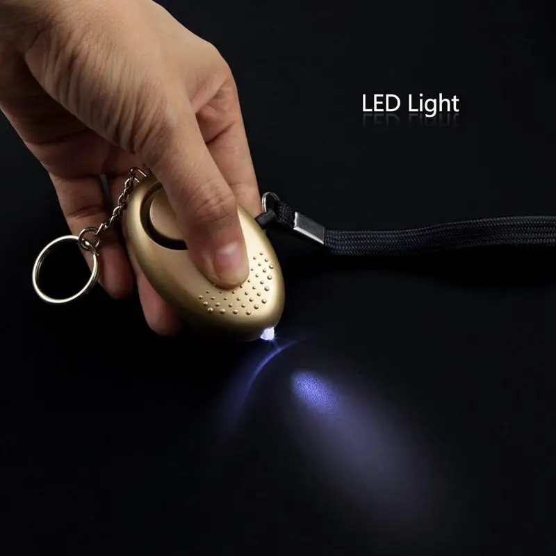 

Personal Alarm, Emergency Security Alarm Keychain with Mini LED Light